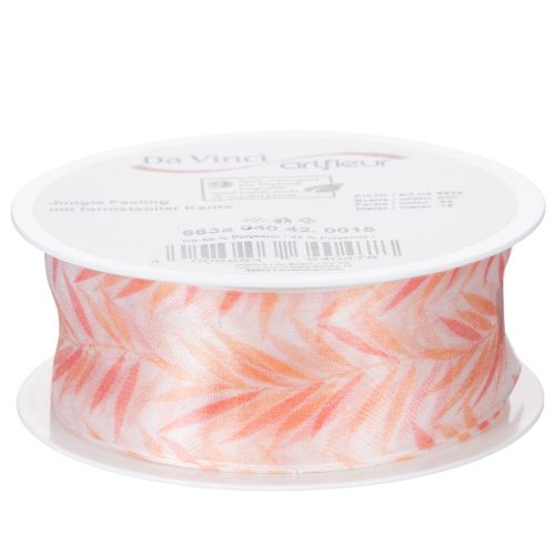 Artikel Organzaband, chiffongband, djungelorange, 40 mm, 15 m