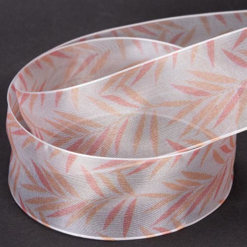 Artikel Organzaband, chiffongband, djungelorange, 40 mm, 15 m
