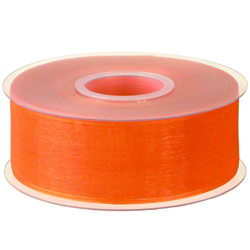 Artikel Organzaband presentband orange band kantkant 40mm 50m