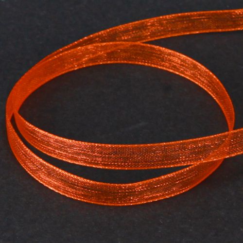 Artikel Organzaband presentband orange band kantkant 6mm 50m