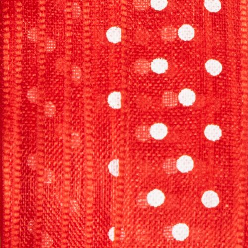 Artikel Band med prickmönster för mångsidig säsongsinslagning av presenter, 1,5 cm brett, 20 m långt