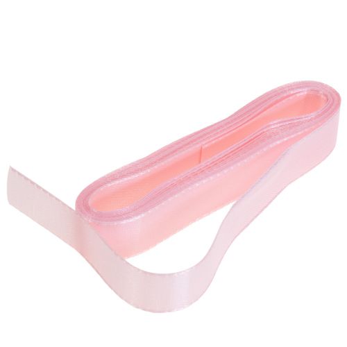 Artikel Dekorationsband presentband rosa band kantkant 15mm 3m