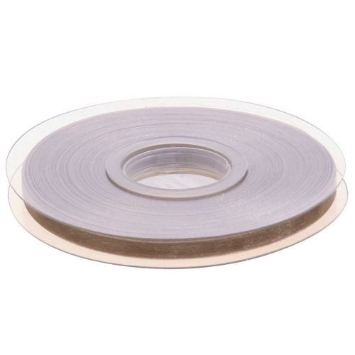 Artikel Organzaband presentband beige band vävd kant taupe 6mm 50m
