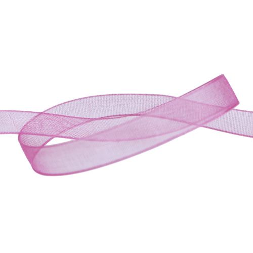 Floristik24 Organza band aubergine 7mm 50m
