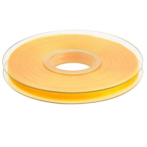 Artikel Organzaband presentband gult band kantkant 6mm 50m