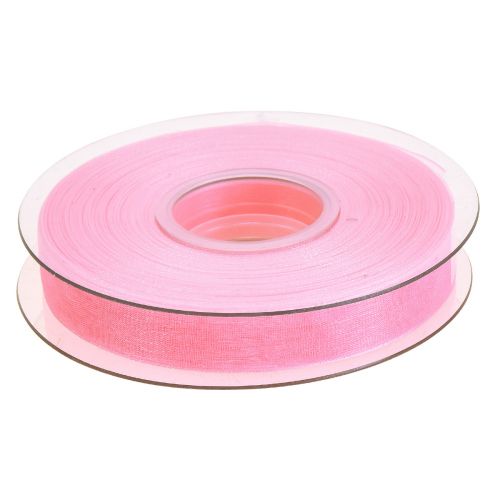 Artikel Organzaband presentband rosa band kantkant 15mm 50m