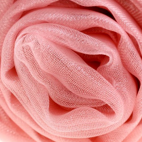 Floristik24 Organza dekorativt tyg gammal rosa 150 cm x 300 cm