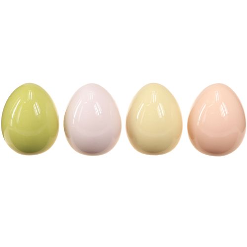 Floristik24 Påskägg keramik ägg dekoration pastell blank 5×6cm 8 st