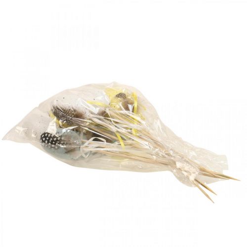 Artikel Påskägg plast Påskdekoration blomproppar H6cm 12 st