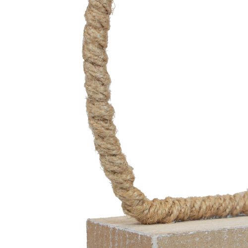 Artikel Påskhare bordsdekoration Påsktråd boho dekoration 24cm 2st