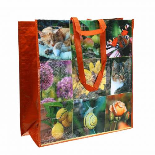 Floristik24 Shoppingväska med handtag picknickplast 45×20×44cm