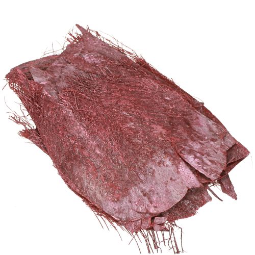 Artikel Palmfiber för hantverk Bordeaux vittvättad 20-40cm 250g