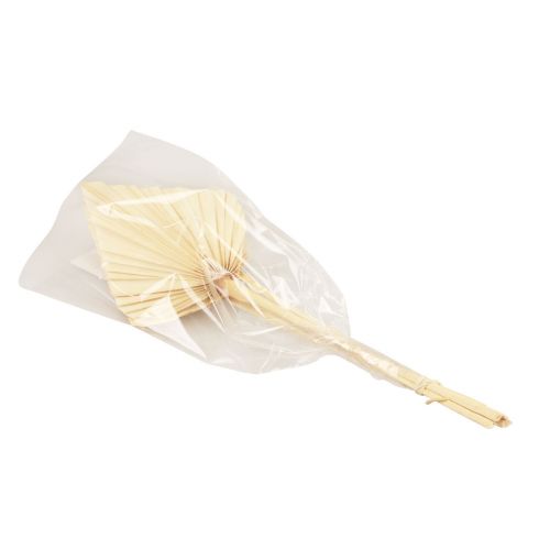 Floristik24 Palmspjut palmblad naturdekor blekt 12,5×38cm 4 st