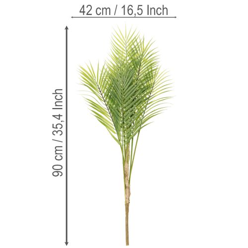 Konstgjord palmkvist, konstgjord växt för arrangemang, 90 cm | Floristik24.se