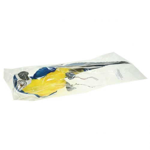 Floristik24 Dekorativ papegoja blå 44cm