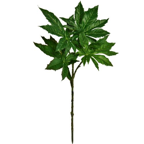 Artikel Papaya blad konstgjord deco gren konstgjord växt grön 40cm