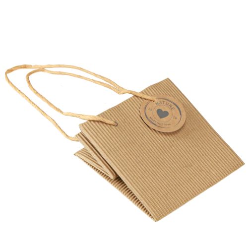 Artikel Blomkruka av papper växtpåse folie naturell 10,5cm 10 st