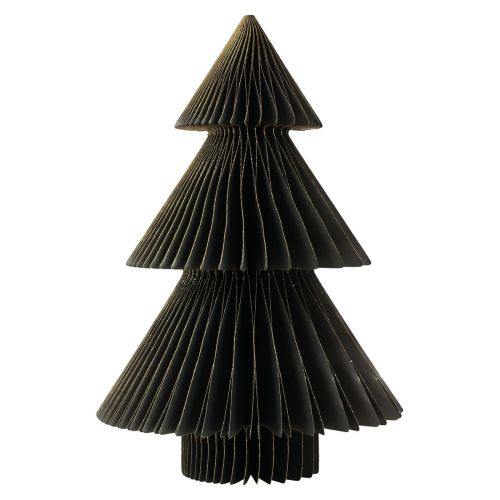 Floristik24 Pappersjulgran Pappersjulgran Svart H30cm