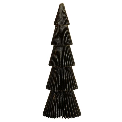 Floristik24 Pappersjulgran Pappersjulgran Svart H60cm