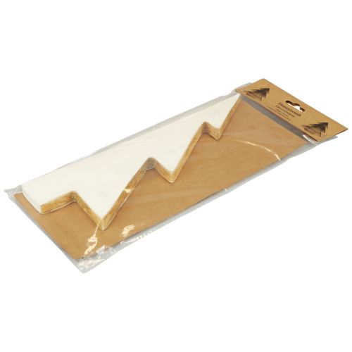 Floristik24 Pappersjulgran Pappersjulgran Vitguld H30cm