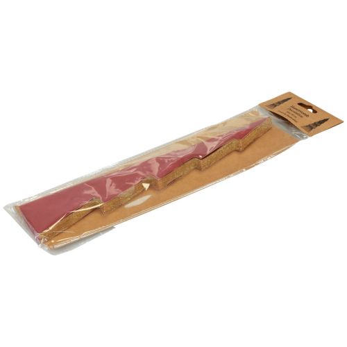 Artikel Pappersjulgran liten vinröd H30cm
