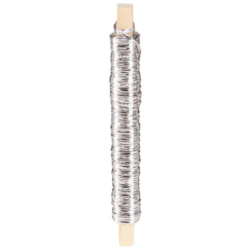 Artikel Papperssladd inlindad i tråd Ø0,8mm 22m silver