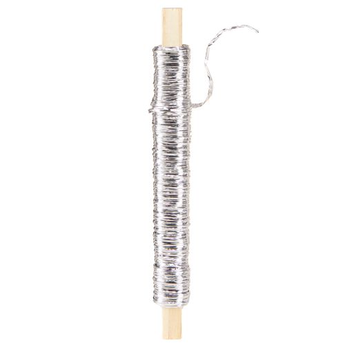 Artikel Papperssladd inlindad i tråd Ø0,8mm 22m silver