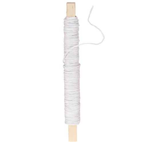 Artikel Papperssladd lindad Ø0,8mm 22m vit