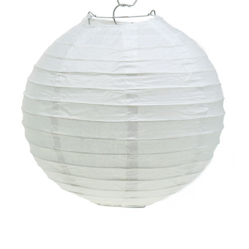 Floristik24 Papperslykta vit Ø20cm