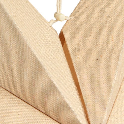 Artikel Pappersstjärna naturell med jute för belysning 60cmx15cm