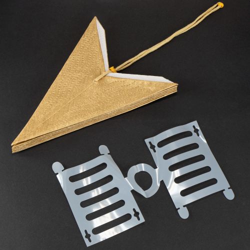 Artikel Pappersjulstjärnor, guld, 45 cm, 3 stycken