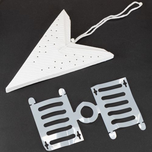 Artikel Pappersstjärnor till julbelysning, vita, 45 cm, 3 stycken