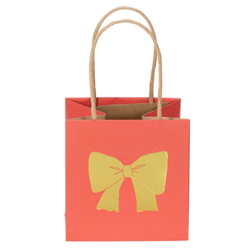 Presentpåsar av papper med bandmotiv 12 cm 8 st | Floristik24.se