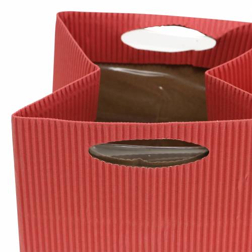 Floristik24 Papperspåse blomkrukplanter mix orange 10,5cm 12p