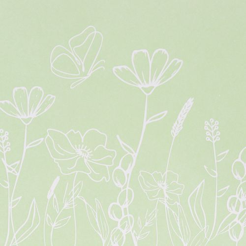 Artikel Presentpåse med blommönster, liten presentpåse för speciella tillfällen, 12 cm, 12 stycken