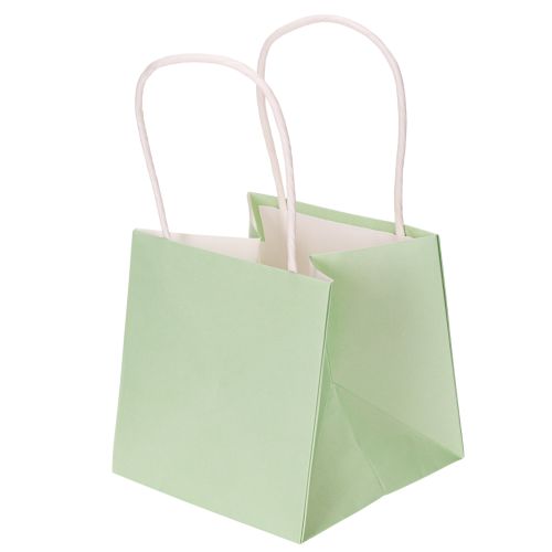 Artikel Presentpåse med blommönster, liten presentpåse för speciella tillfällen, 12 cm, 12 stycken