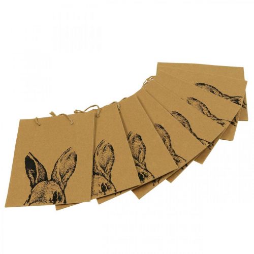 Artikel Presentpåse Påskpapperspåse kaninbrun 12×6×15cm 8 st