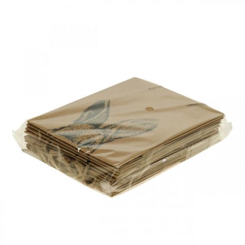 Artikel Presentpåse Påskpapperspåse kaninbrun 12×6×15cm 8 st