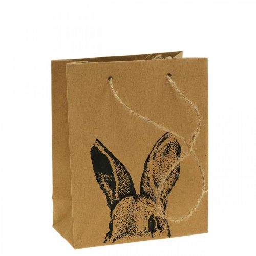 Artikel Presentpåse Påskpapperspåse kaninbrun 12×6×15cm 8 st