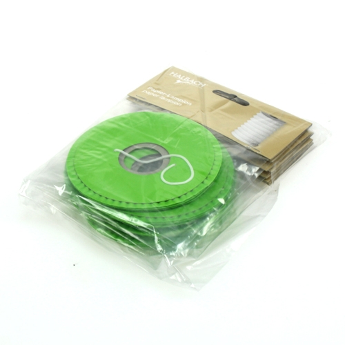 Floristik24 Papperslykta grön 10cm H13cm 8st