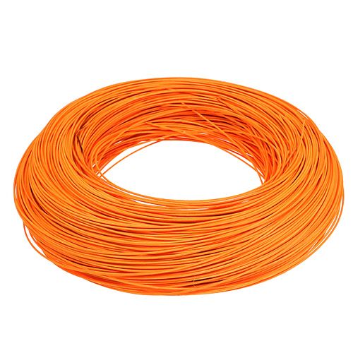 Floristik24 Rottingrör ljusorange Ø1,3mm 250g