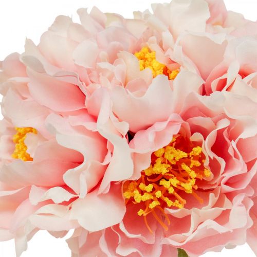 Artikel Paeonia Pion Konstblomma Pion Rosa Ø6cm 28cm 7 st
