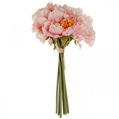 Artikel Paeonia Pion Konstblomma Pion Rosa Ø6cm 28cm 7 st