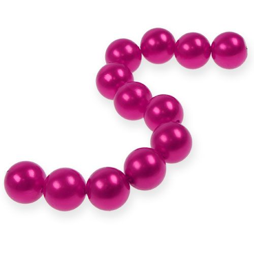 Floristik24 Deco pärlor Ø2cm rosa 12st