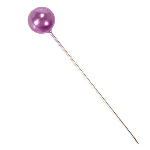 Pärlstift lila Ø10mm 60mm