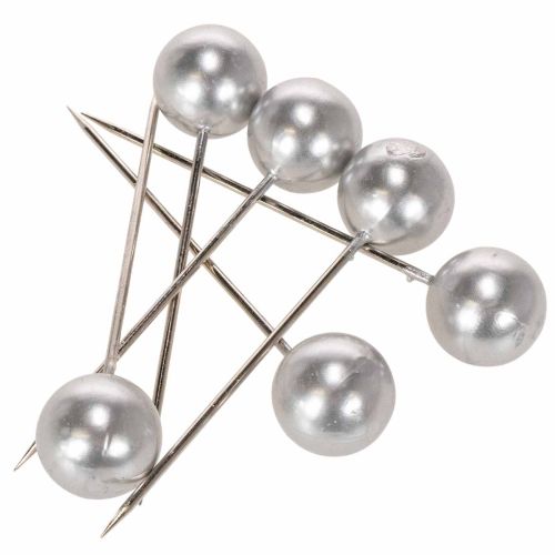 Pärlstift silver Ø20mm 90mm köpa | Floristik24.se