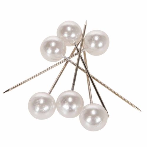 Pärlstift vita Ø20mm 90mm köpa | Floristik24.se