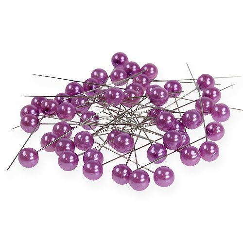 Pärlstift lila Ø10mm 60mm