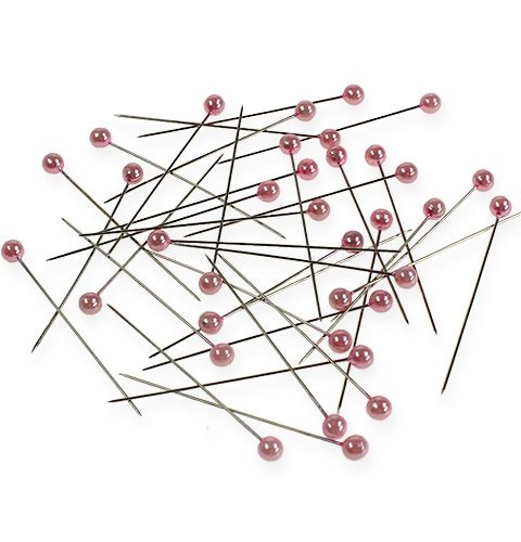 Artikel Pärlhuvudstift Ø6mm 65mm Rosa