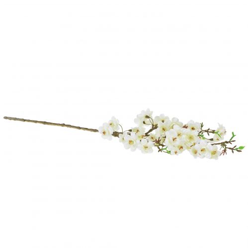Artikel Persikoblomsgren konstgjord gräddfjäder 69cm